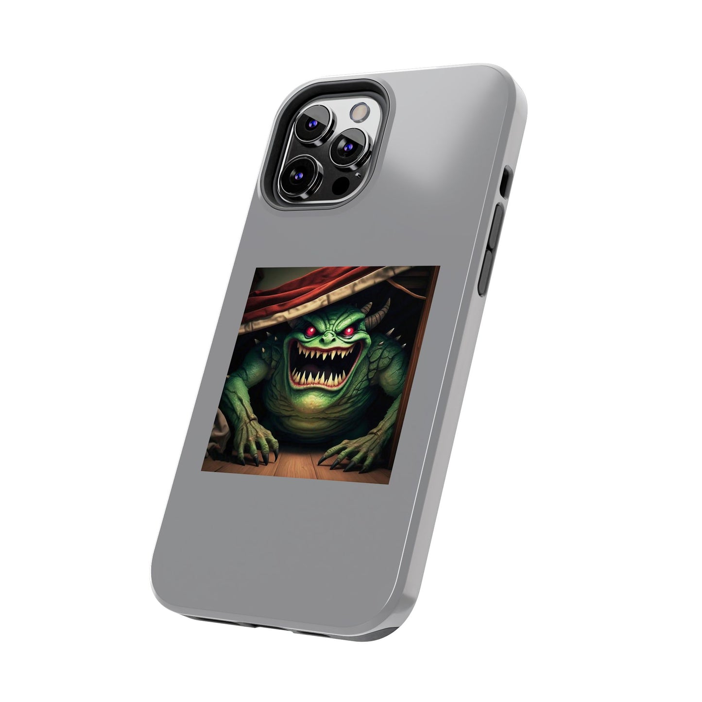 Sock Thief Monster Under the Bed Design Tough Phone Cases