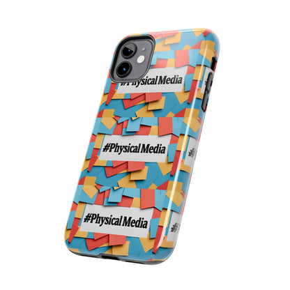 #PhysicalMedia Pattern Tough Phone Case