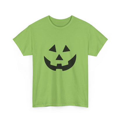 Camiseta unisex de algodón grueso con la tradicional calabaza de Halloween