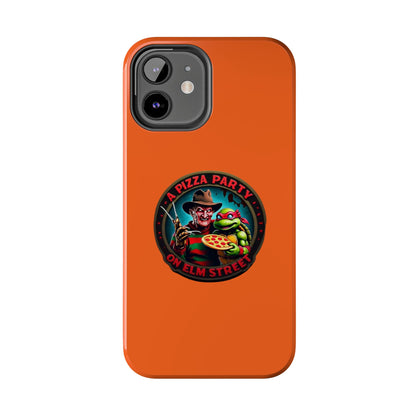 A Pizza Party on Elm Street Tough Phone Cases