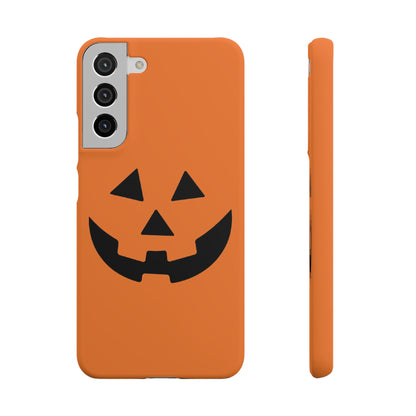 Estuche para teléfono con forma de calabaza tradicional y fundas a presión