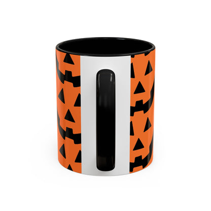 Traditional Jack-o'-Lantern Accent Coffee Mug (11, 15oz)