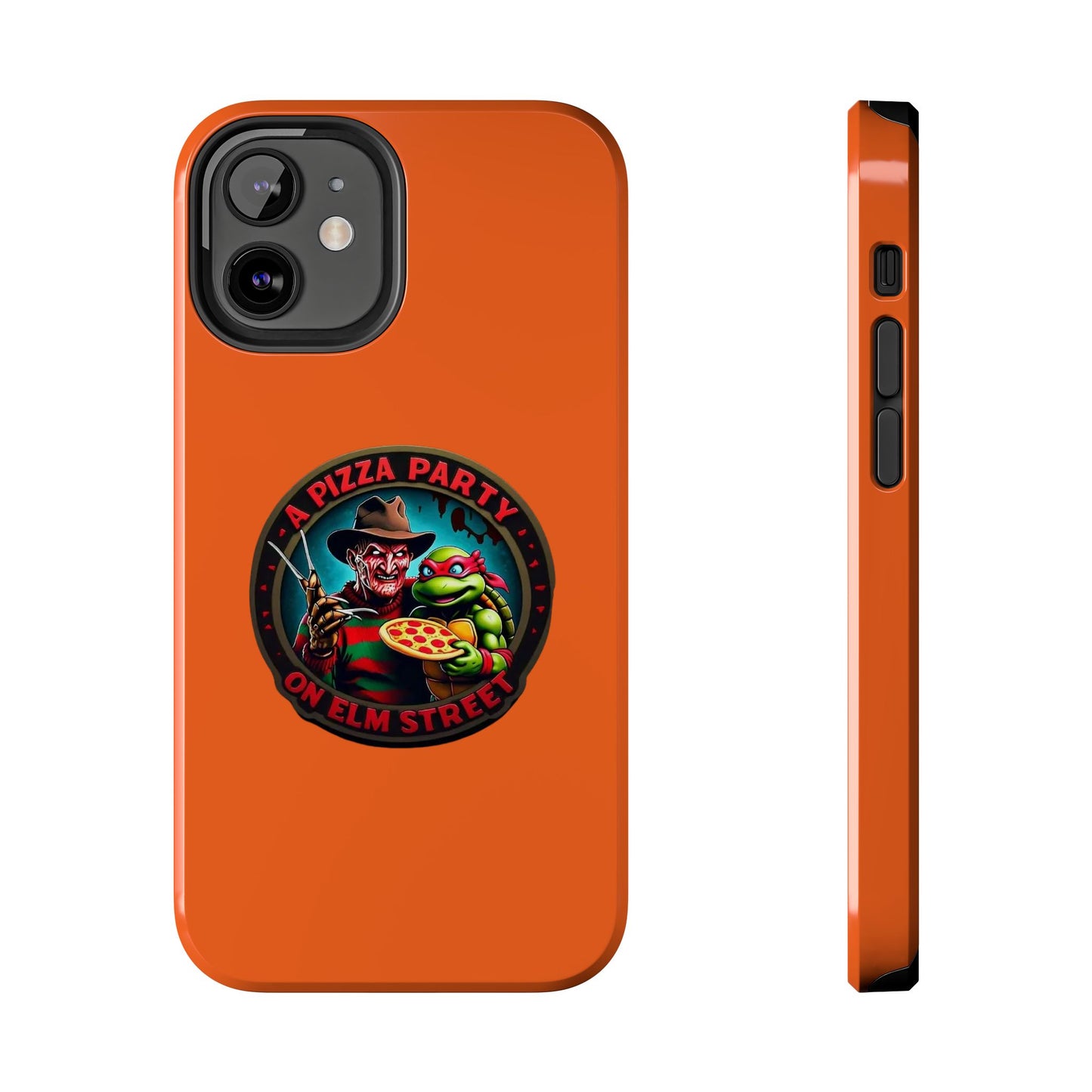 A Pizza Party on Elm Street Tough Phone Cases