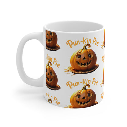 Pun-Kin Pie Design Pattern Ceramic Mugs (11oz\15oz\20oz)