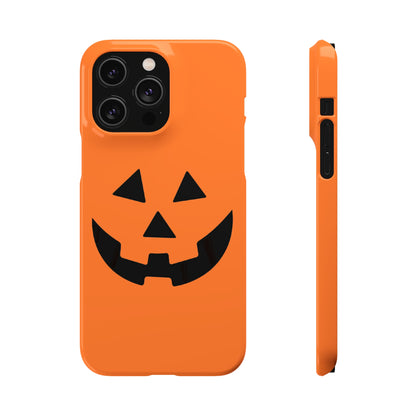 Estuche para teléfono con forma de calabaza tradicional y fundas a presión