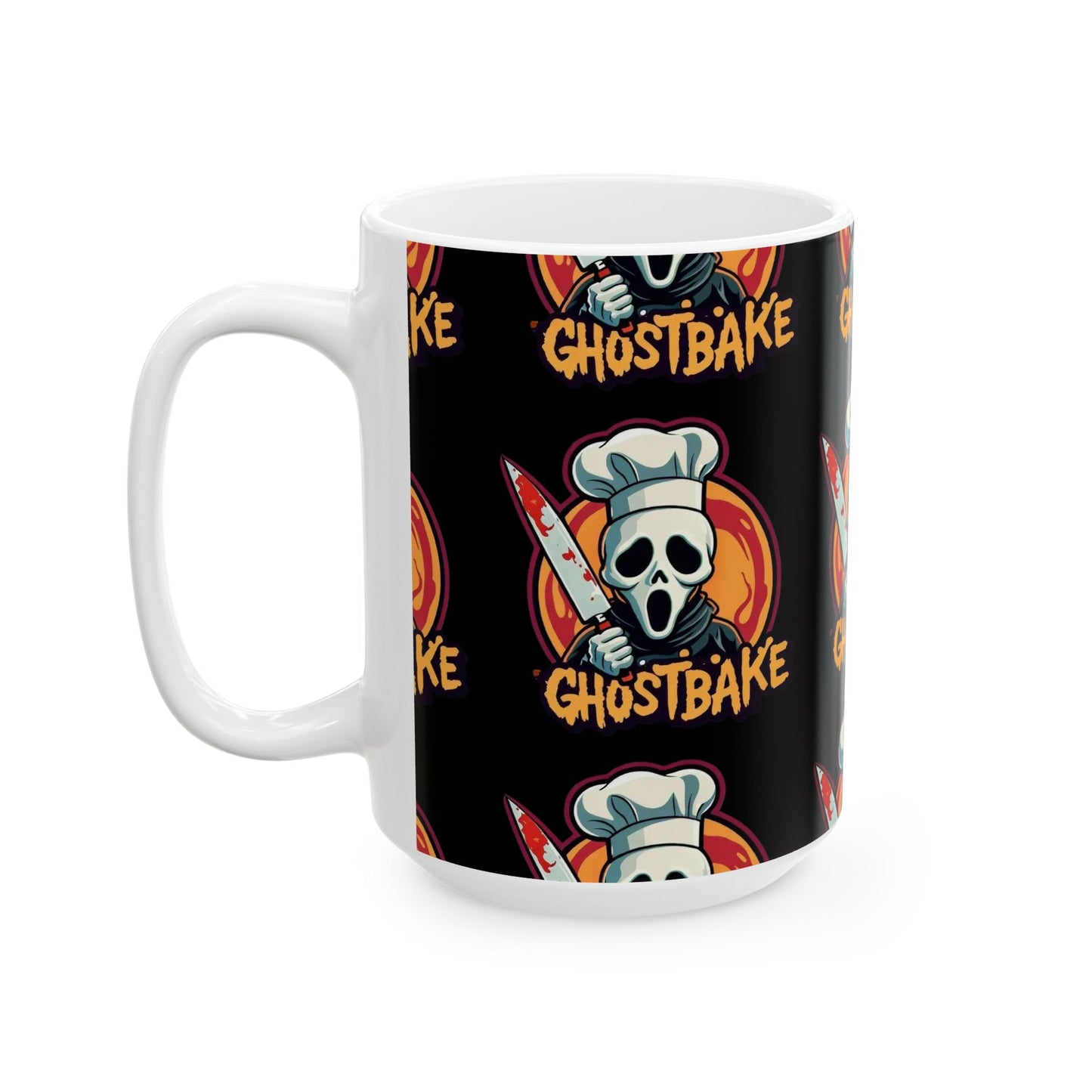 Ghostbake: The Killer Pastry Chef Ceramic Mug, (11oz, 15oz)