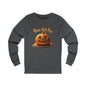 Camiseta de manga larga Cozy Pun-Kin Pie: camiseta de jersey unisex suave para otoño