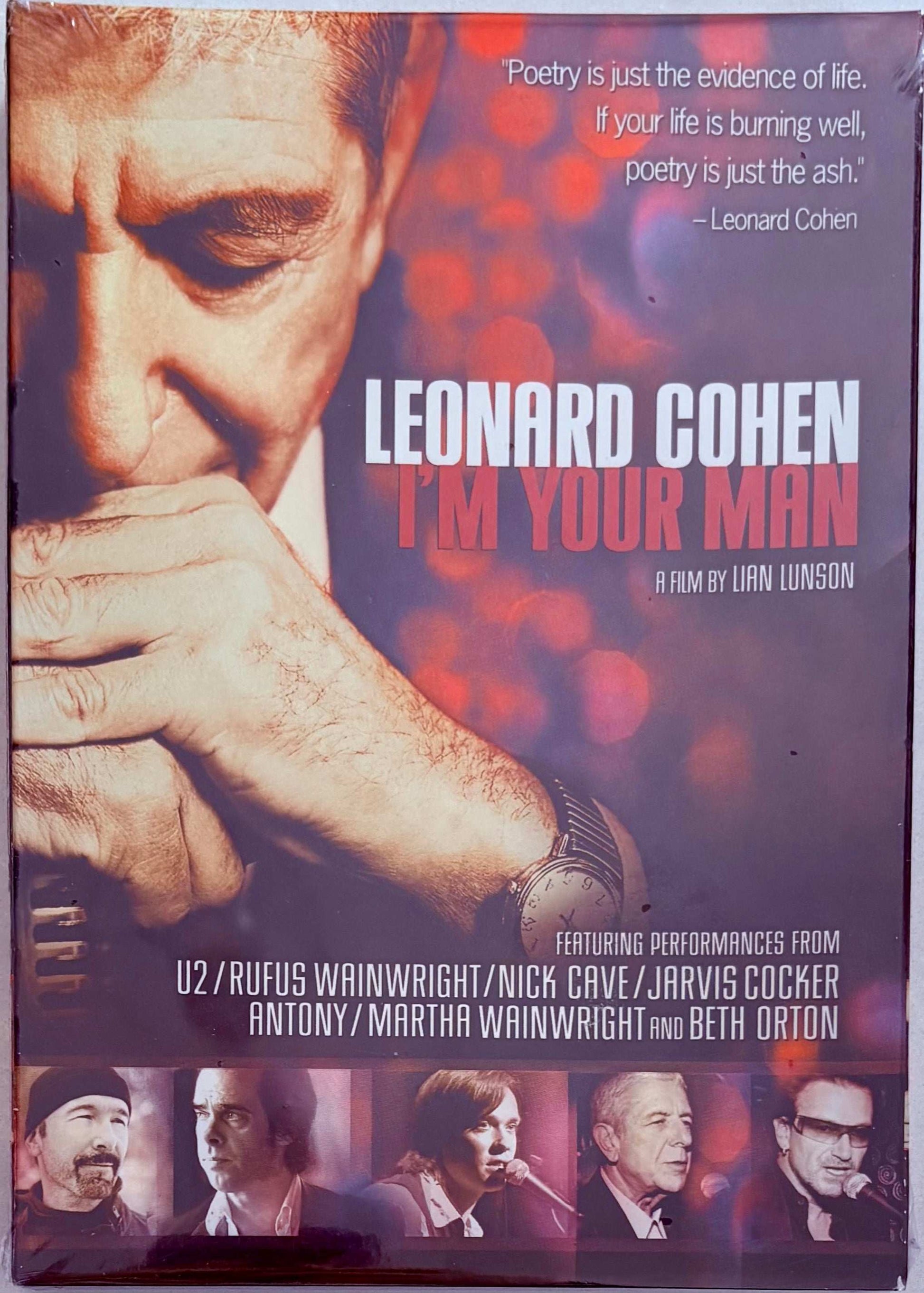 Leonard Cohen I’m Your Man (DVD, 2006) Music/Documentary w/ Slipcover Brand NEW
