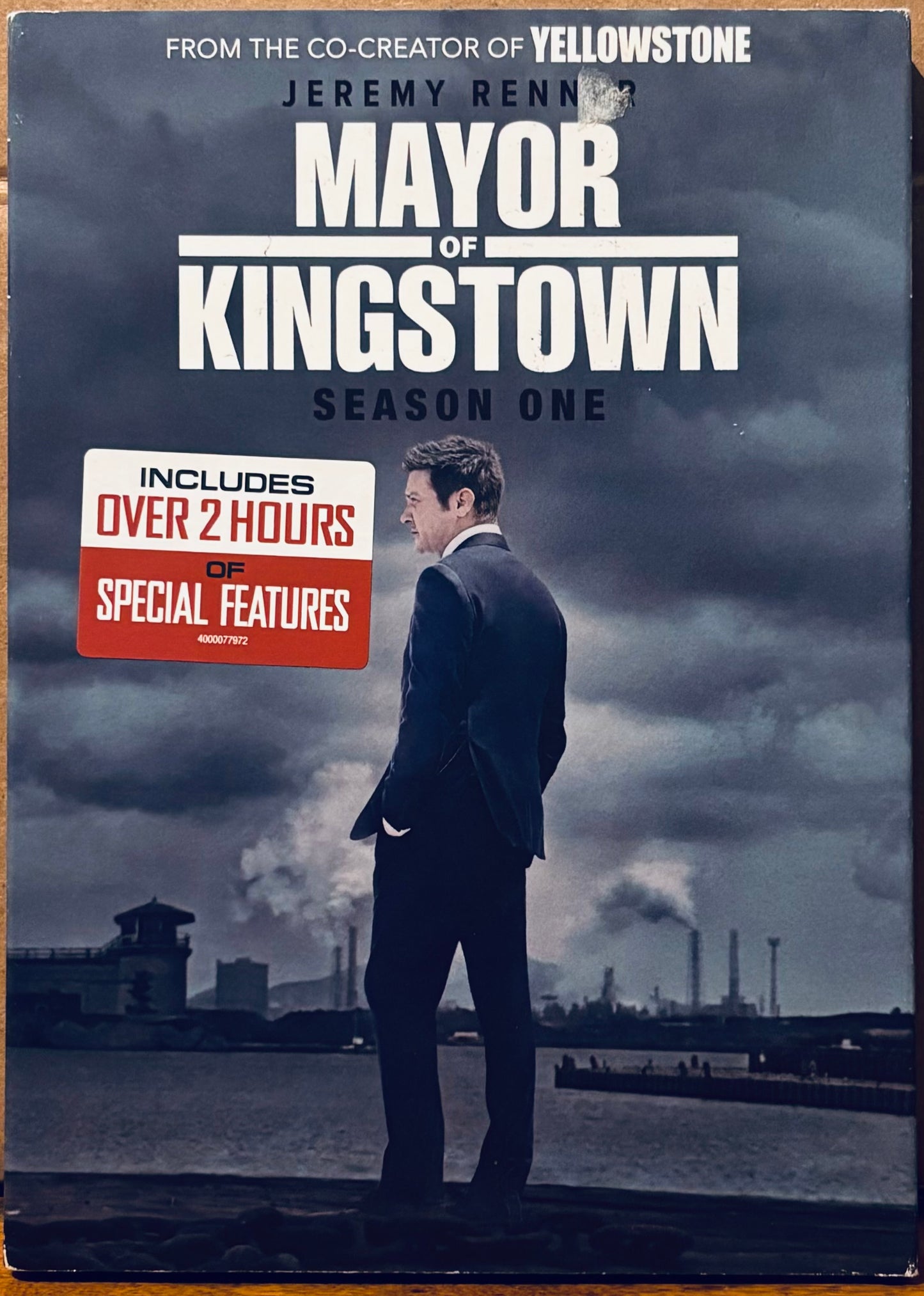 Alcalde de Kingstown: Temporada uno (DVD, 2021) con funda Jeremy Renner Paramount