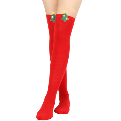 Christmas Doll Over-the-knee Stockings