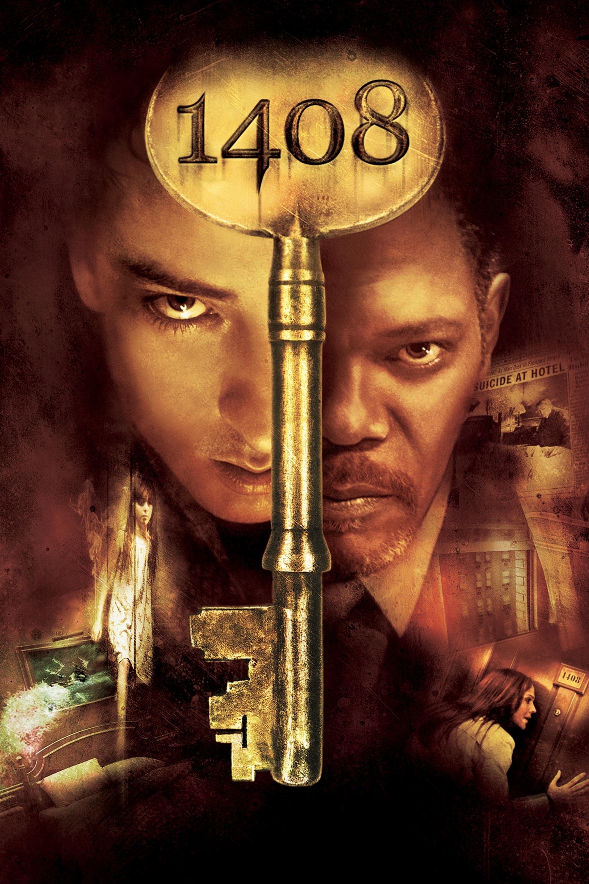 1408 (DVD, 2007) Full Screen Bilingual Horror Samuel L Jackson, John Cusack*GR3 image 0
