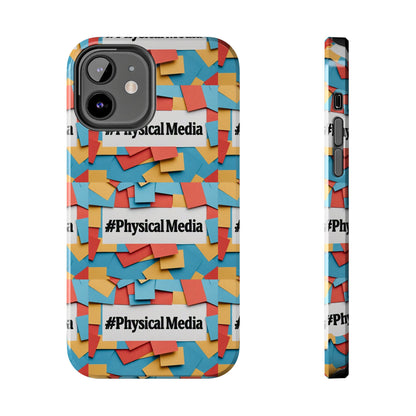 #PhysicalMedia Pattern Tough Phone Case