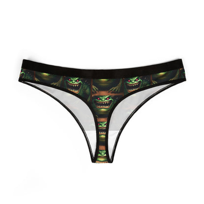 Sock Thief Monster Under the Bed Women's Thongs - Comfortable and Playful