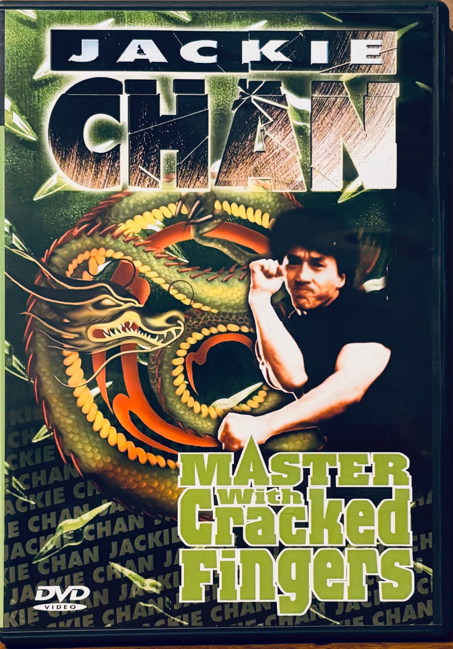 Jackie Chan: Maestro de los dedos agrietados (DVD 2000) con inserción Acción 1979 Madacy