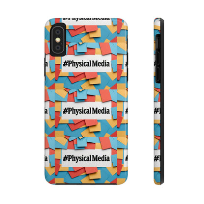 #PhysicalMedia Pattern Tough Phone Case