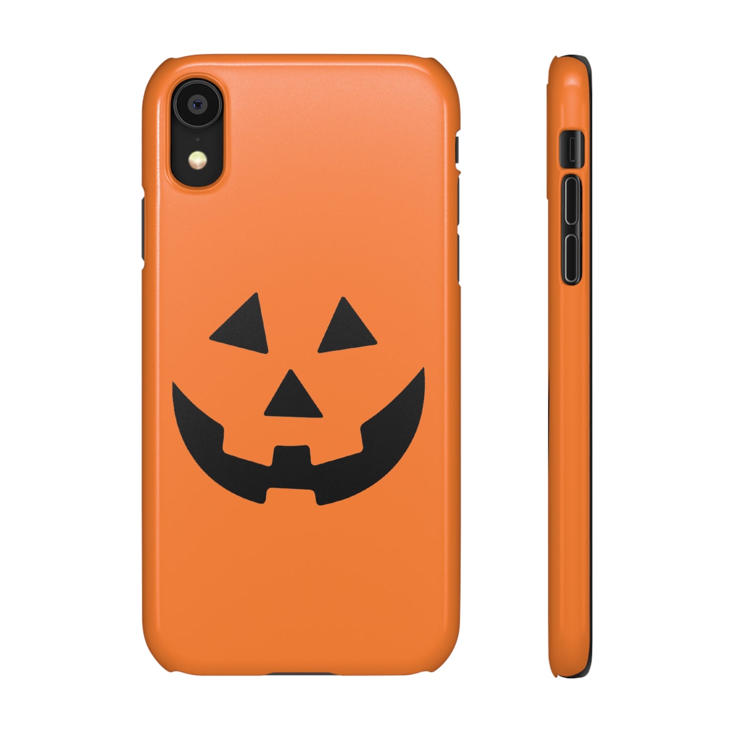 Estuche para teléfono con forma de calabaza tradicional y fundas a presión