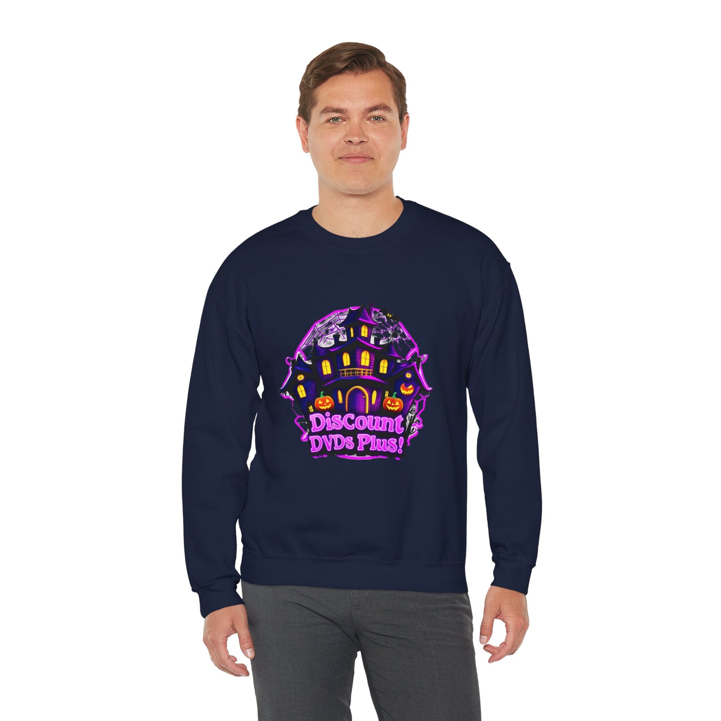 DDP! Logo Front & Back - Unisex Heavy Blend™ Crewneck Sweatshirt