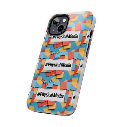 #PhysicalMedia Pattern Tough Phone Case