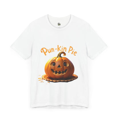 Camiseta Pun-Kin Pie: camiseta unisex de manga corta de jersey suave para otoño