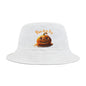 Pun-Kin Pie Design Bucket Hat (AOP)