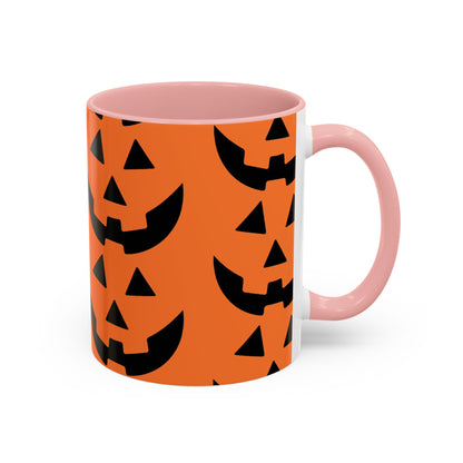 Traditional Jack-o'-Lantern Accent Coffee Mug (11, 15oz)