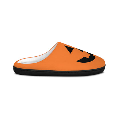 Traditional Jack-o'-Lantern Pumpkin Women's Indoor Slippers Halloween