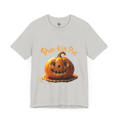 Camiseta Pun-Kin Pie: camiseta unisex de manga corta de jersey suave para otoño