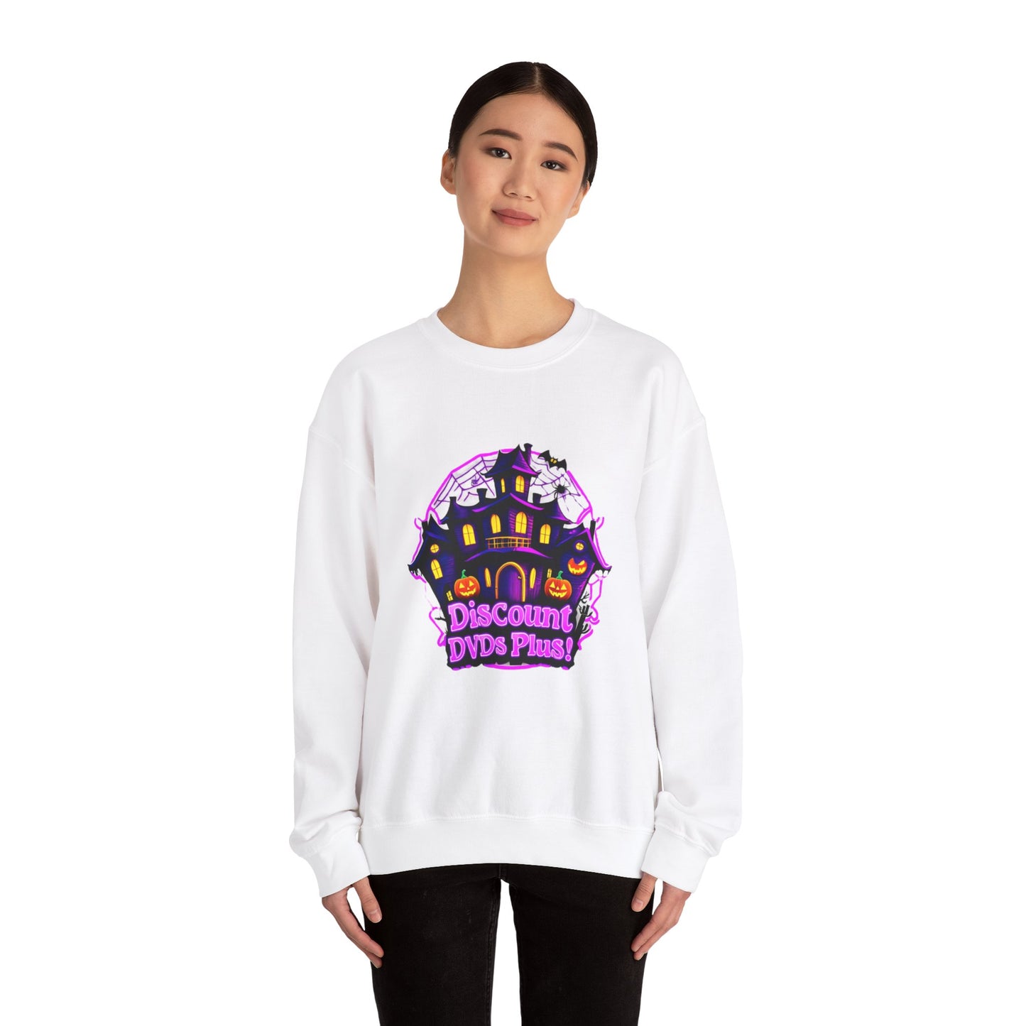 DDP! Logo Front & Back - Unisex Heavy Blend™ Crewneck Sweatshirt