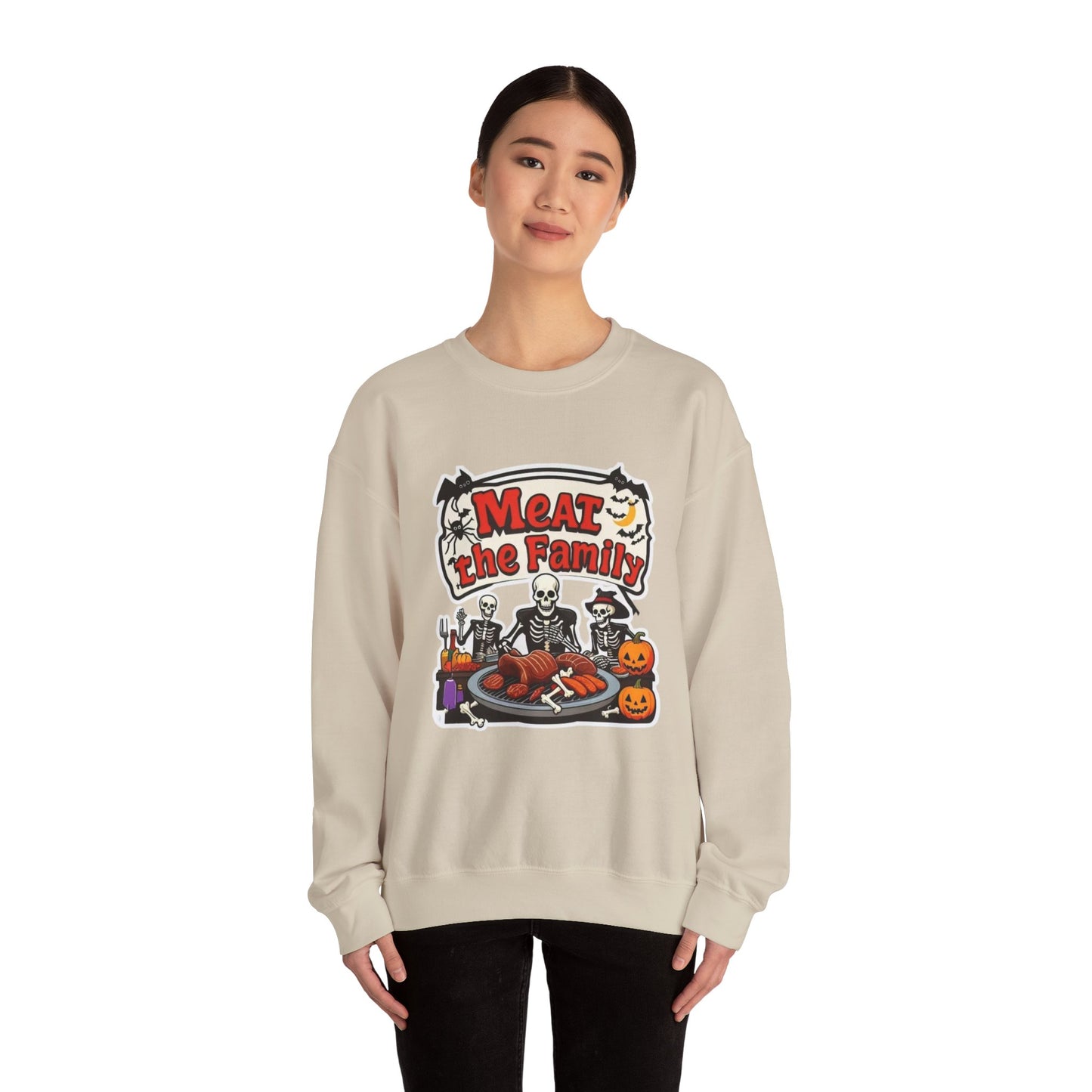 Meat the Family Unisex Heavy Blend™ Crewneck Sweatshirt