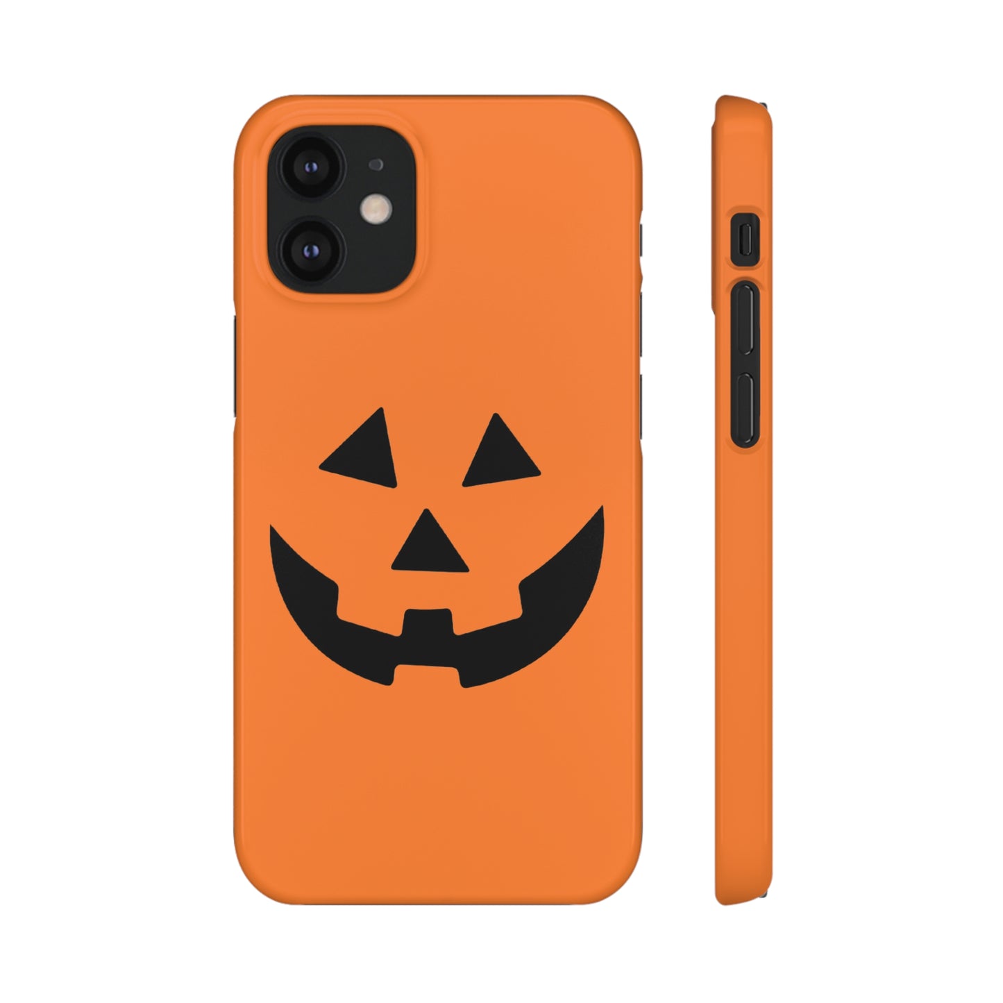 Estuche para teléfono con forma de calabaza tradicional y fundas a presión