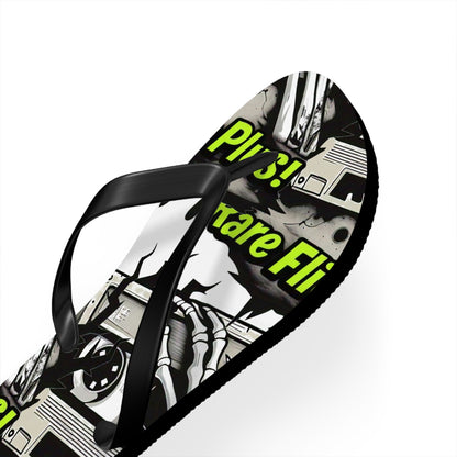 Rare Flicks Plus! Logo Flip Flops