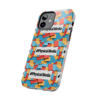 #PhysicalMedia Pattern Tough Phone Case