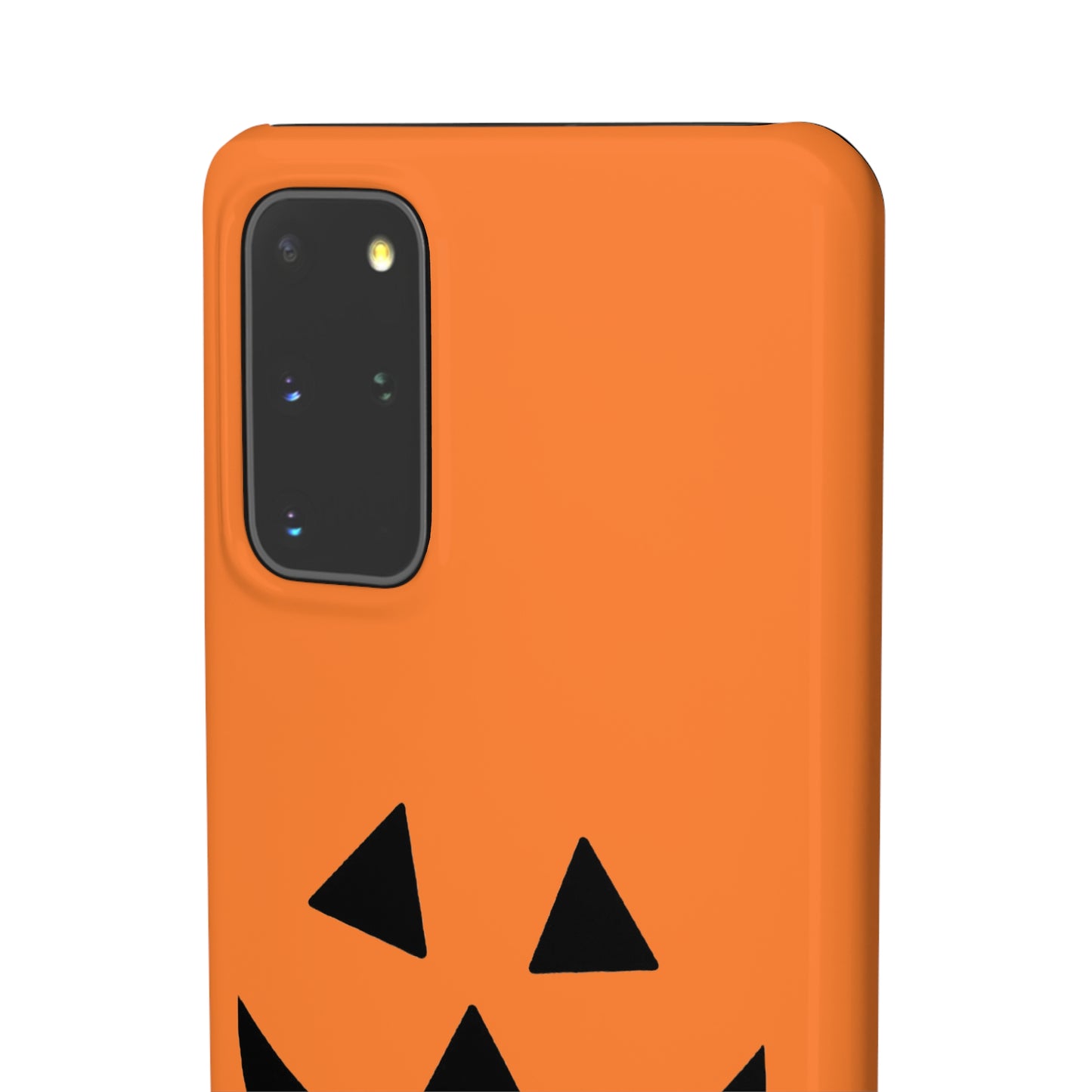 Estuche para teléfono con forma de calabaza tradicional y fundas a presión