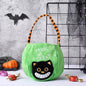 Bolso tejido con dibujos de dulces de Halloween