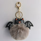 Summer Halloween Keychain Cartoon Leather