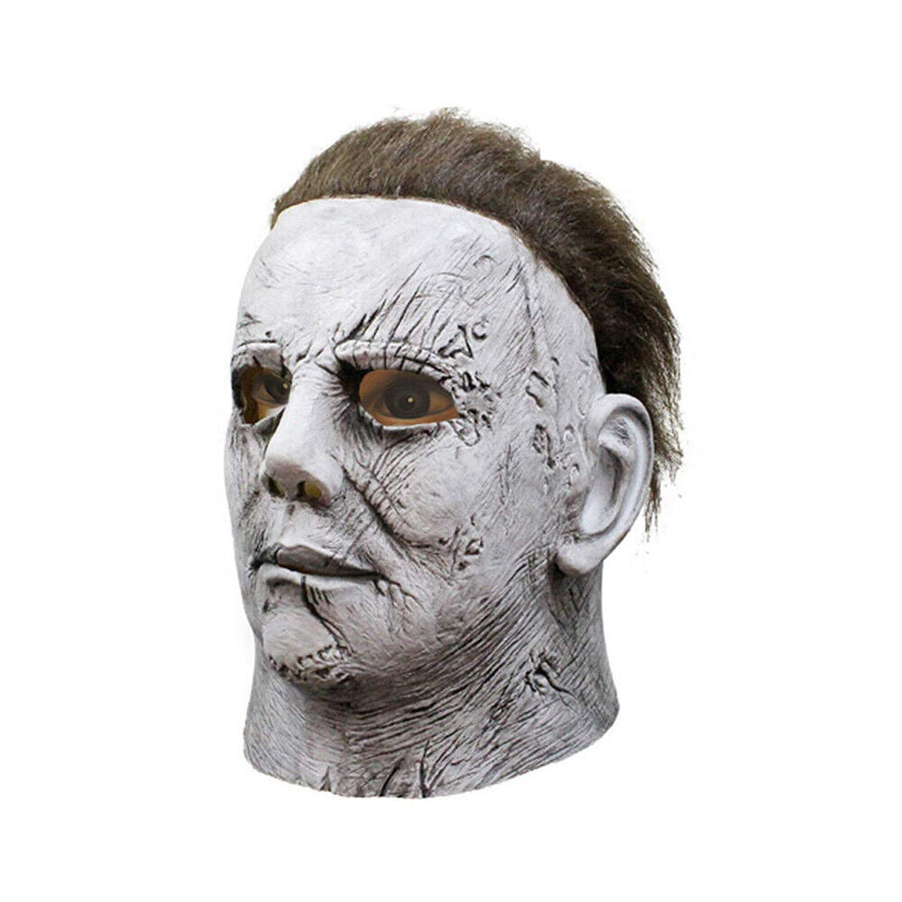 Máscara de látex de Michael Myers para Halloween, disfraz de terror