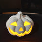 Halloween Pumpkin Lamp Ceramic Luminous Skull Decoration