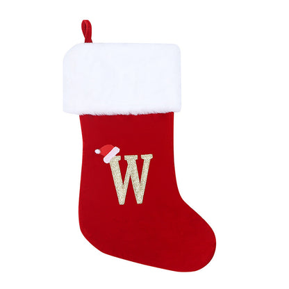 Christmas Letter Christmas Stockings Decorative Pendant