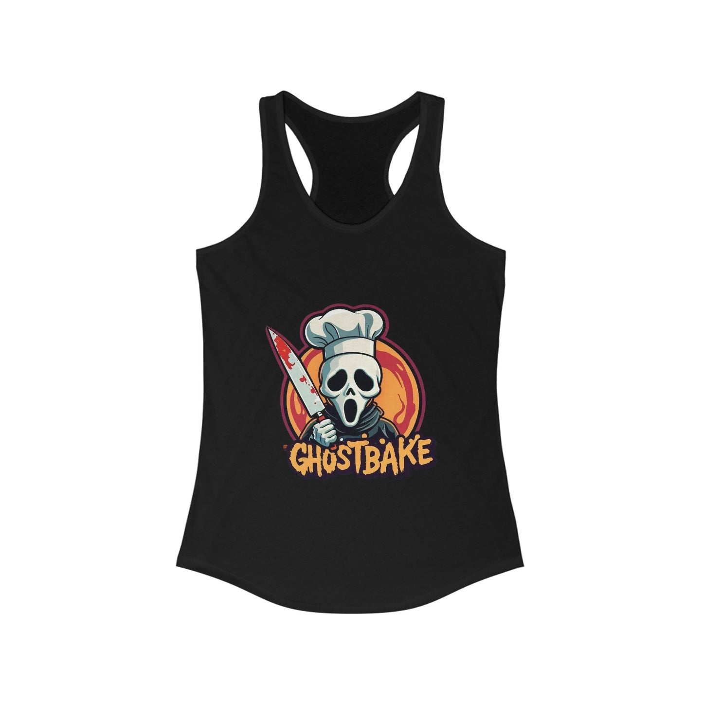 Camiseta sin mangas con espalda cruzada ideal para mujer de Ghostbake