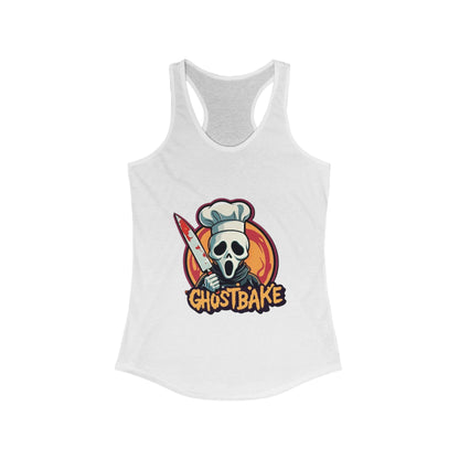 Camiseta sin mangas con espalda cruzada ideal para mujer de Ghostbake