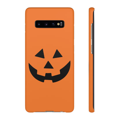 Estuche para teléfono con forma de calabaza tradicional y fundas a presión