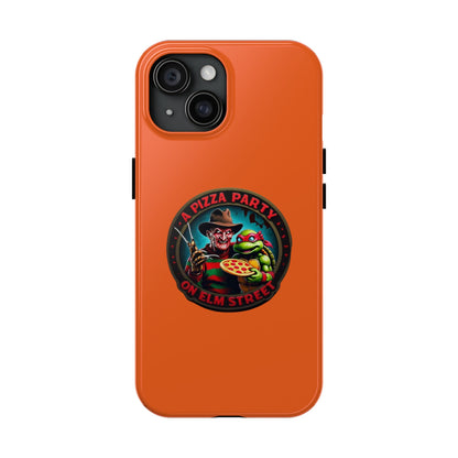 A Pizza Party on Elm Street Tough Phone Cases