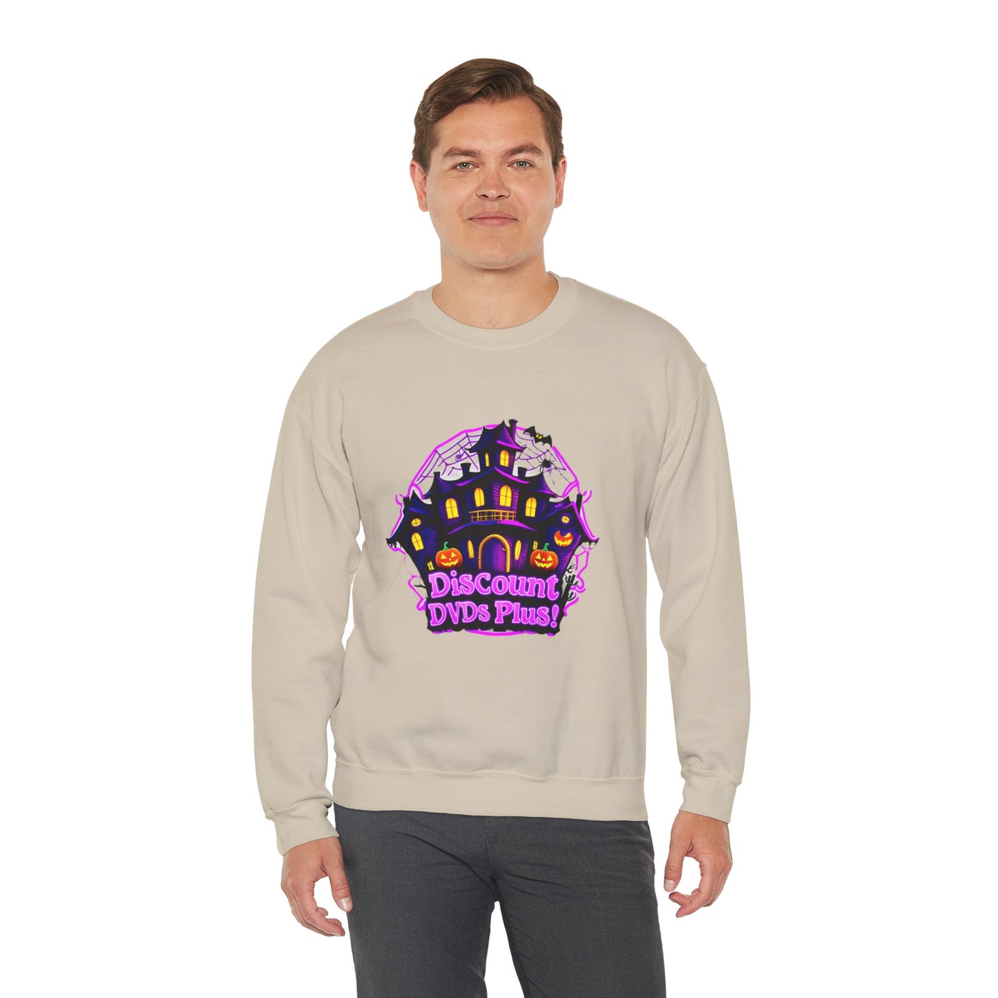 DDP! Logo Front & Back - Unisex Heavy Blend™ Crewneck Sweatshirt