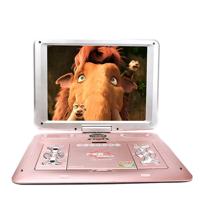 Mobile Portable DVD Learning Machine Rose Gold