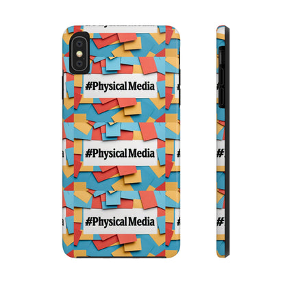 #PhysicalMedia Pattern Tough Phone Case