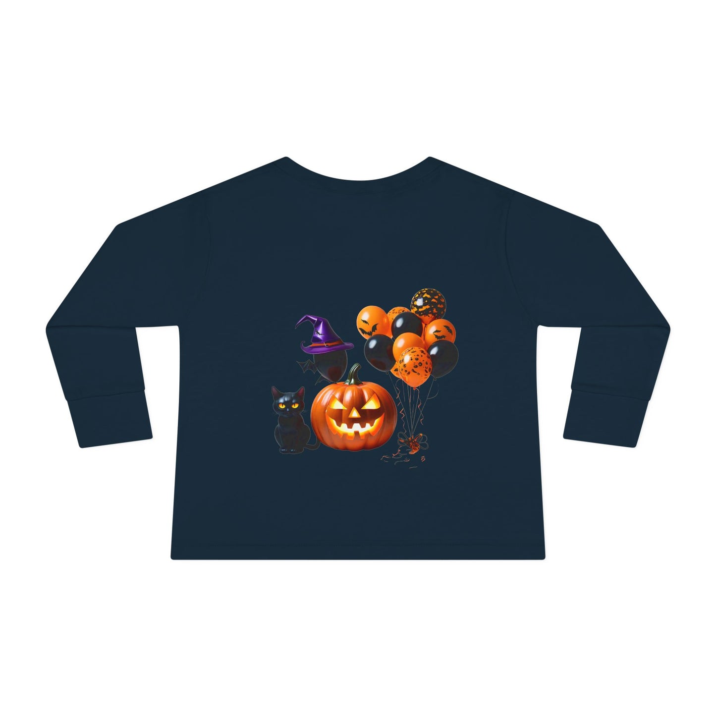 Pun-Kin Pie Design Toddler Long Sleeve Tee