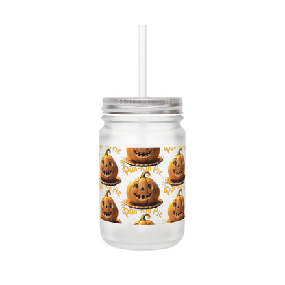 Pun-Kin Pie Design Mason Jar