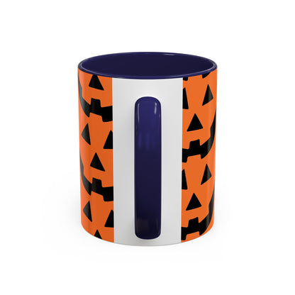 Traditional Jack-o'-Lantern Accent Coffee Mug (11, 15oz)