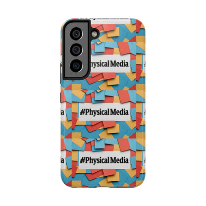 #PhysicalMedia Pattern Tough Phone Case