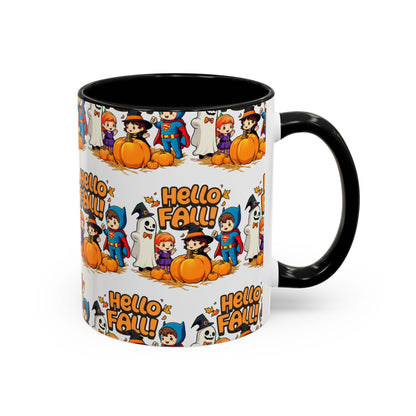 Hello Fall Design Accent Coffee Mug (11, 15oz)